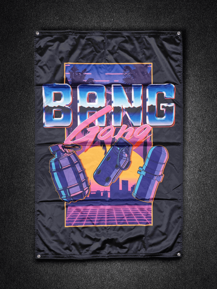 "Bang Gang" Flagge 120g/m²