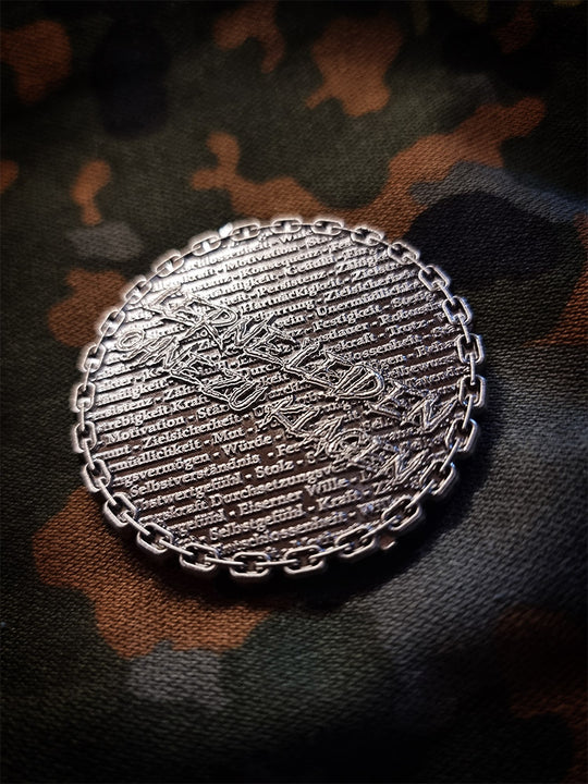 "Lerne Leiden ohne zu klagen" Limited Coin