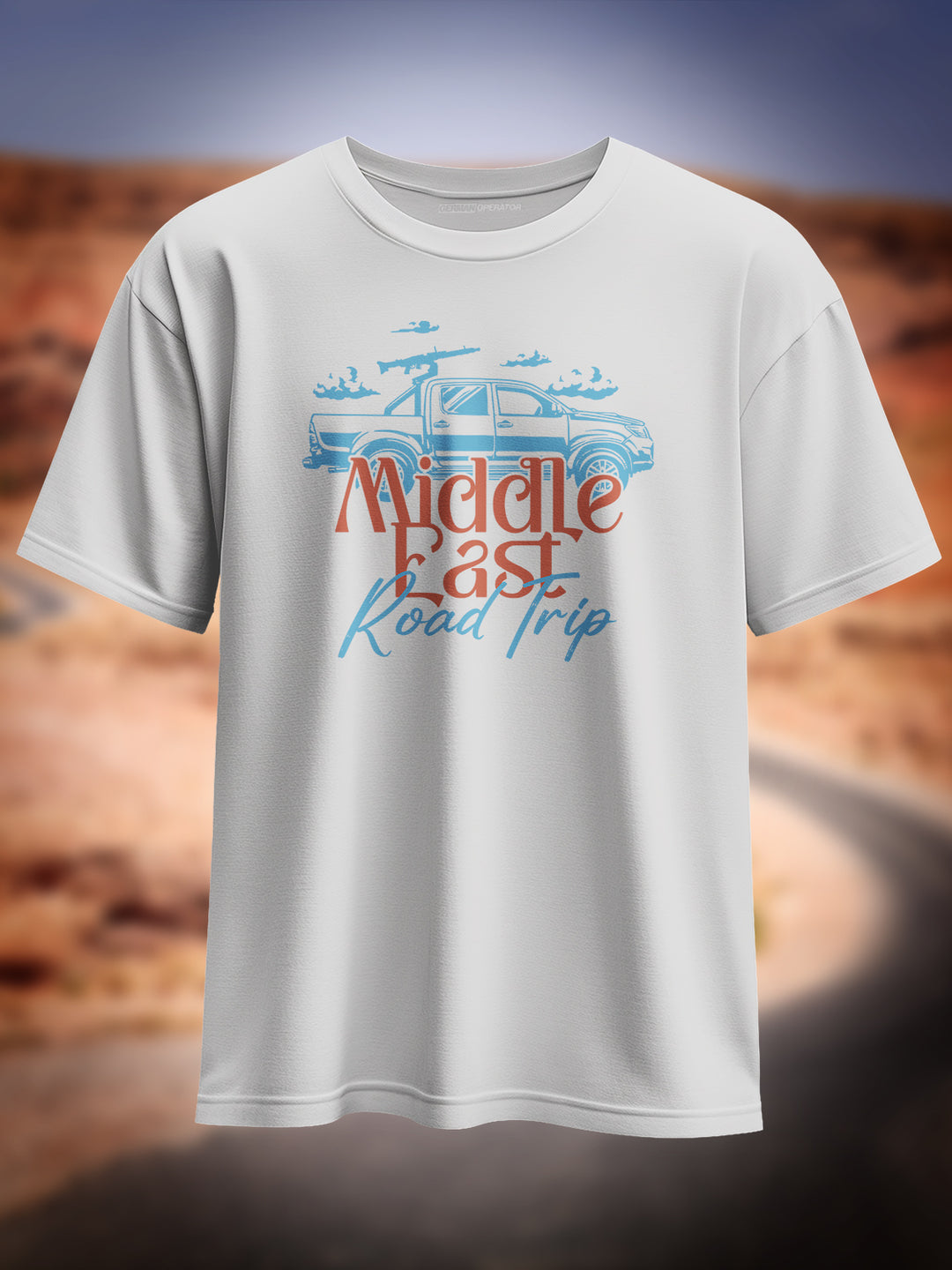 "Middle East Road Trip" Heavy Oversize Shirt