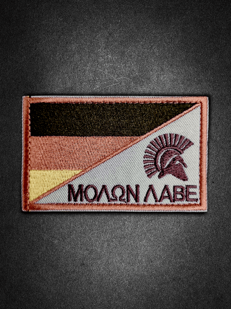"Molon Labe DEU Flagge" Stick Patch