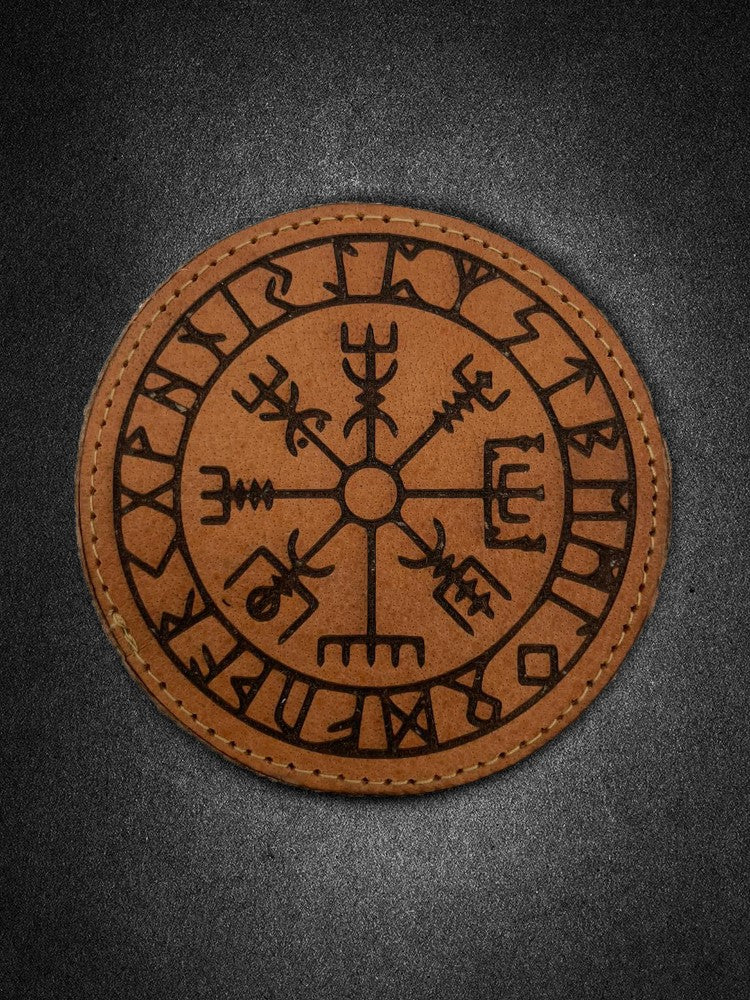 "Vegvisir" Leder Patch