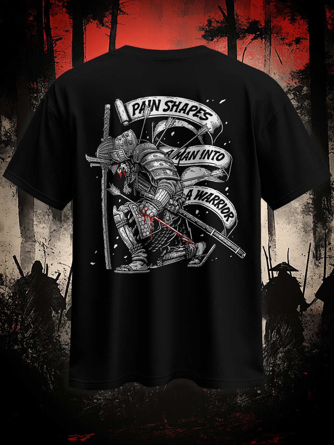 "Warriors Pain" Heavy Oversize Shirt