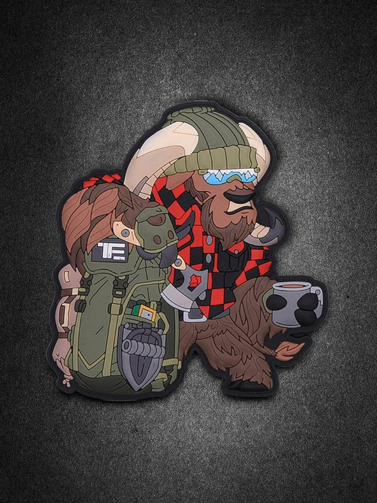 "Bushcraft Bulle" PVC Patch