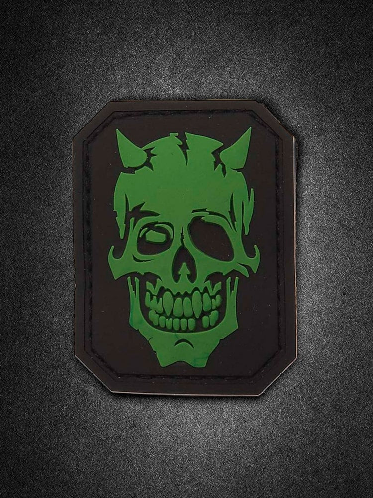"Devil Skull" PVC Patch