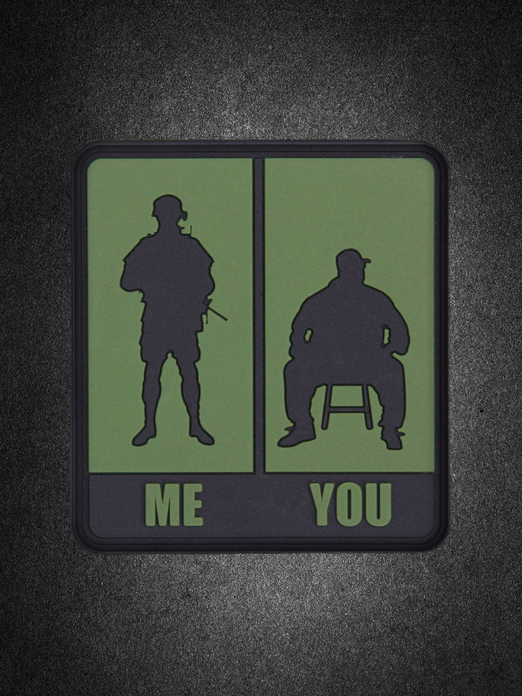 "Me and You" PVC Patch