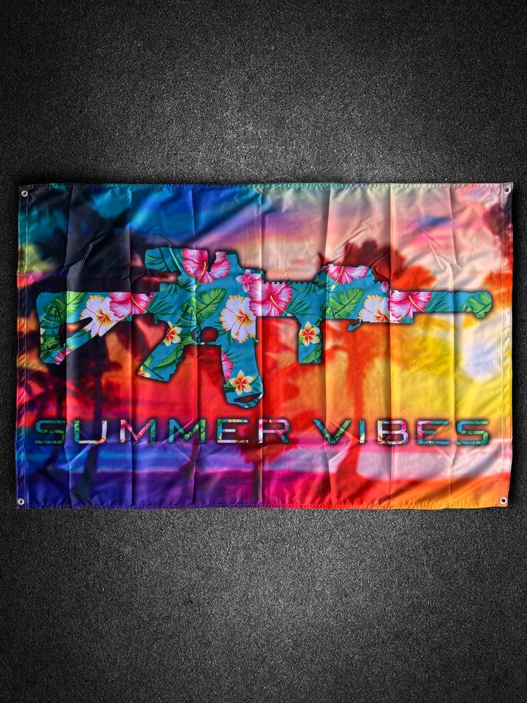 "Summer Vibes" Flagge 120g/m²