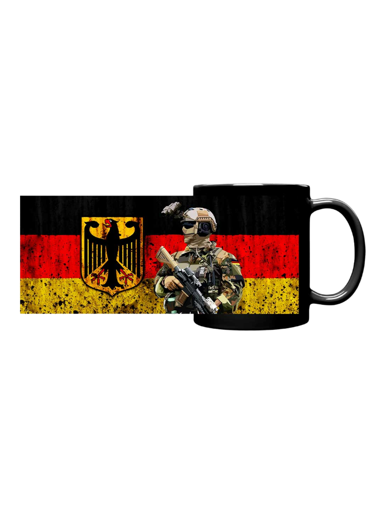 "The German Operator" Tasse Schwarz