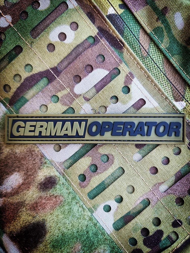"German Operator" PVC Patch