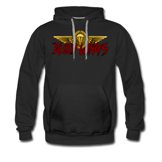"Blood Wings" Premium Hoodie - Schwarz