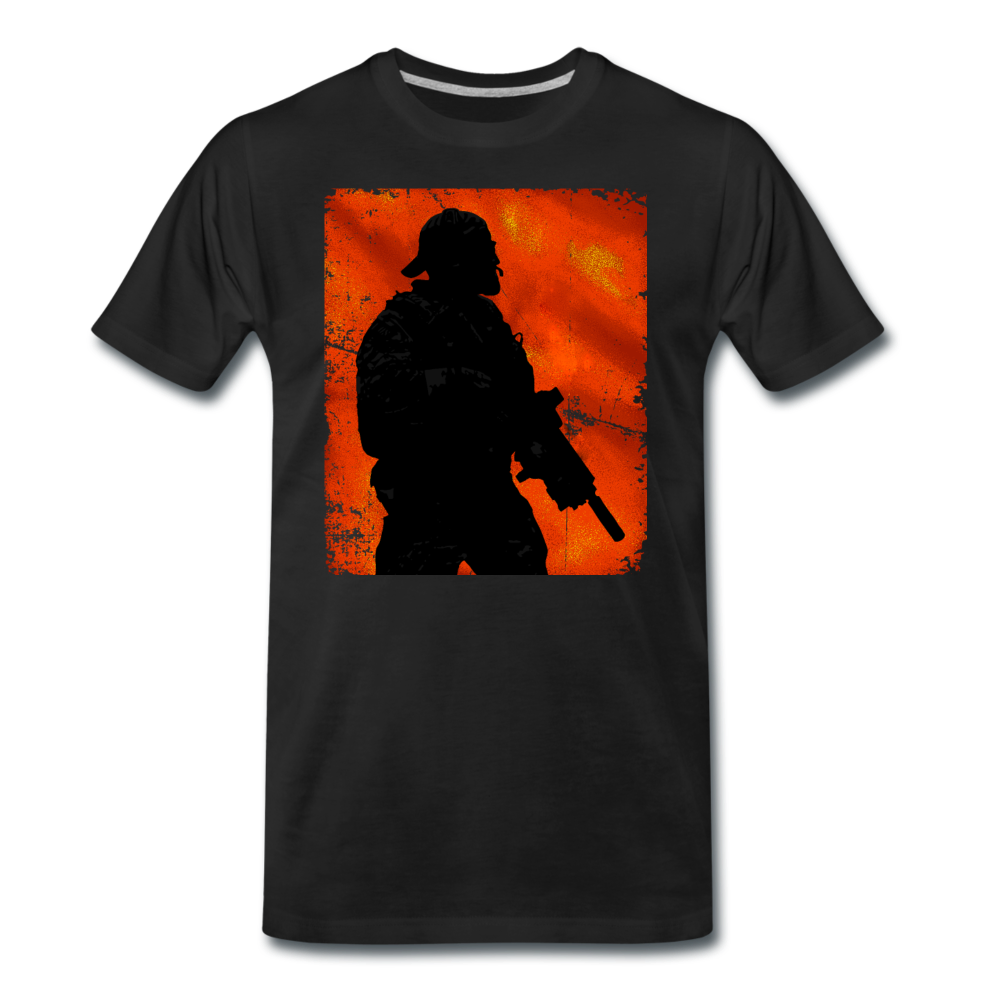 "Sunset Operator" Premium Shirt - Schwarz