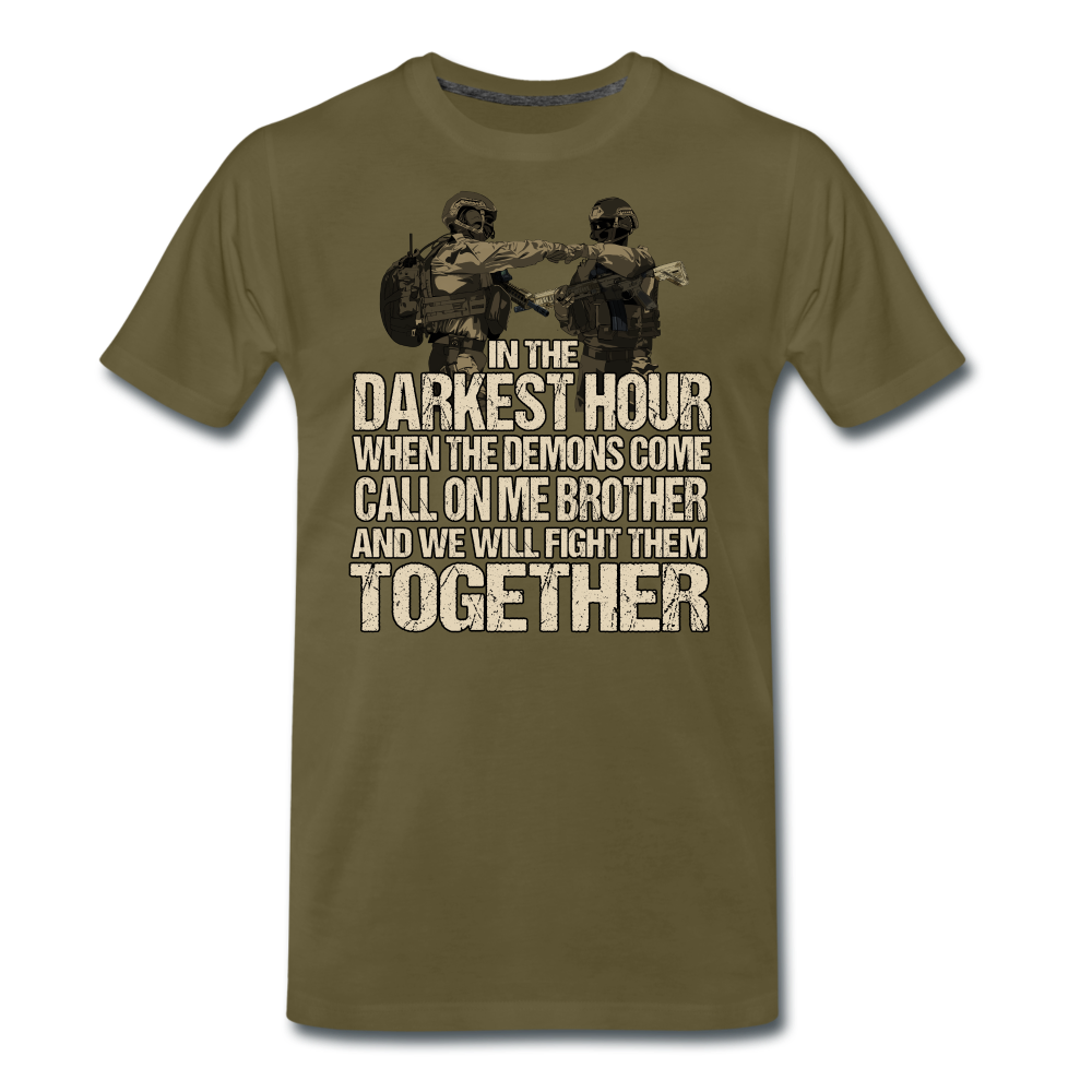 "Darkest Hour" Premium Shirt - Khaki