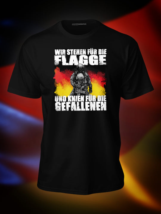 "Wir stehen für die Flagge" Premium Shirt