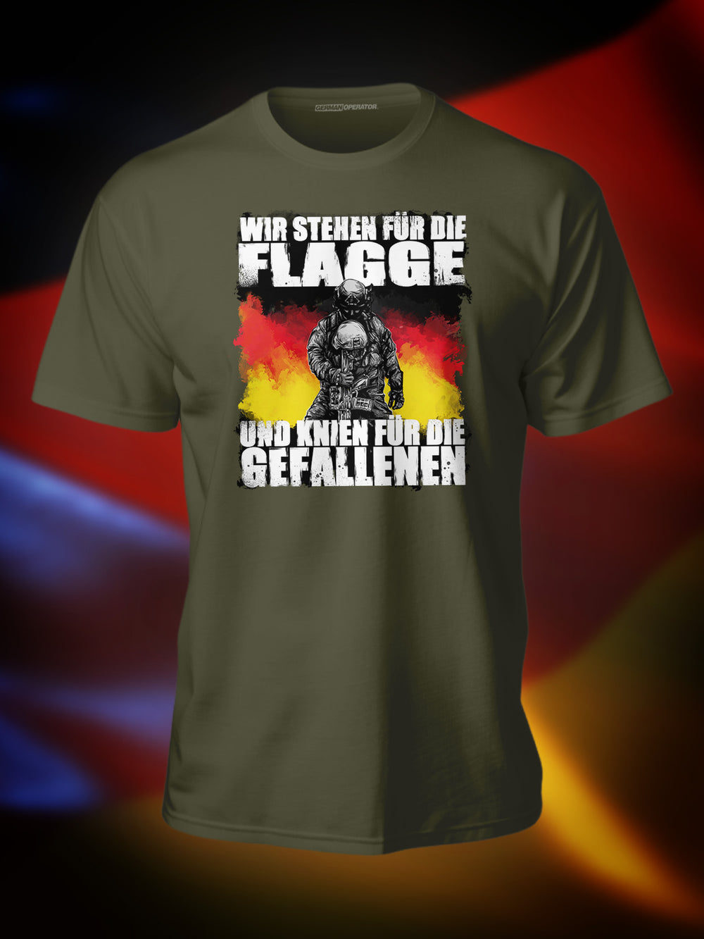 "Wir stehen für die Flagge" Premium Shirt