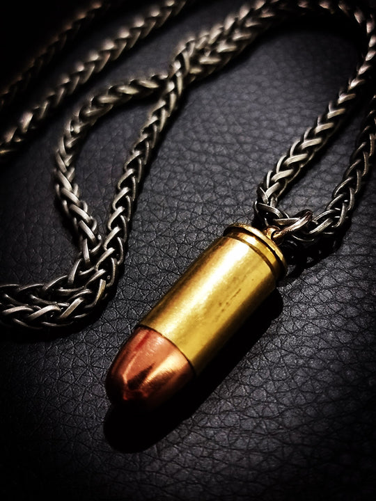 Halskette "Patrone 9mm"