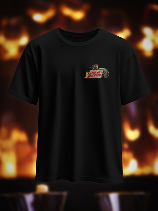 "End of Mission" Heavy Oversize Shirt