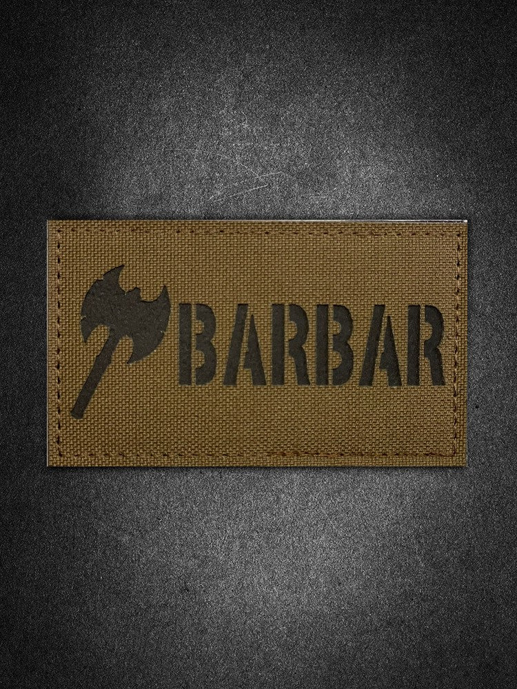 "Barbar" Lasercut Patch