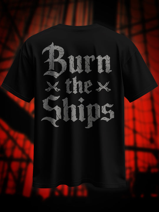 "Burn the Ships" Heavy Oversize Shirt
