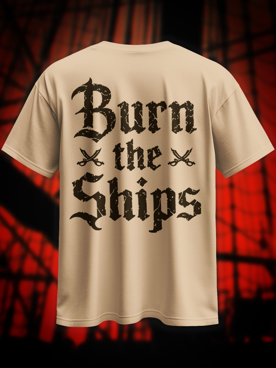 "Burn the Ships" Heavy Oversize Shirt