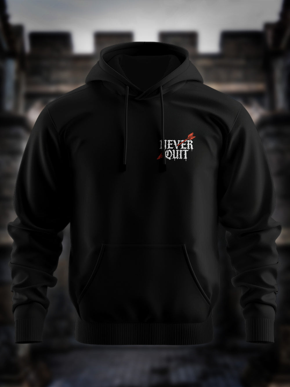 "Never Quit" Premium Hoodie