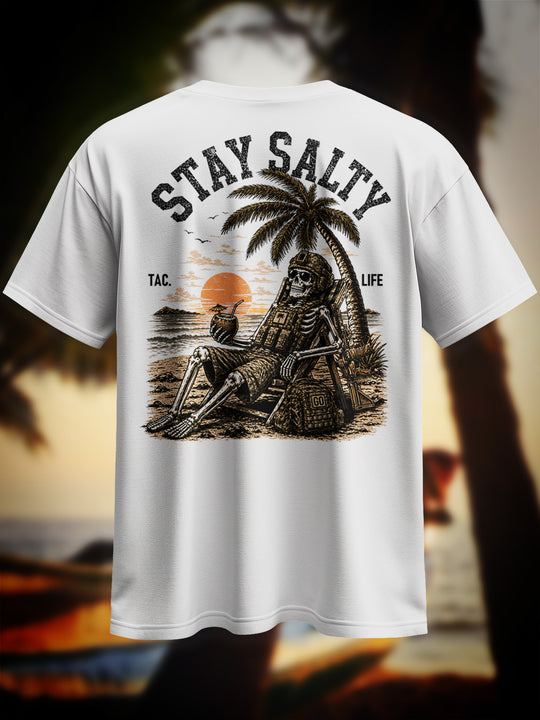 "Stay Salty" Heavy Oversize Shirt