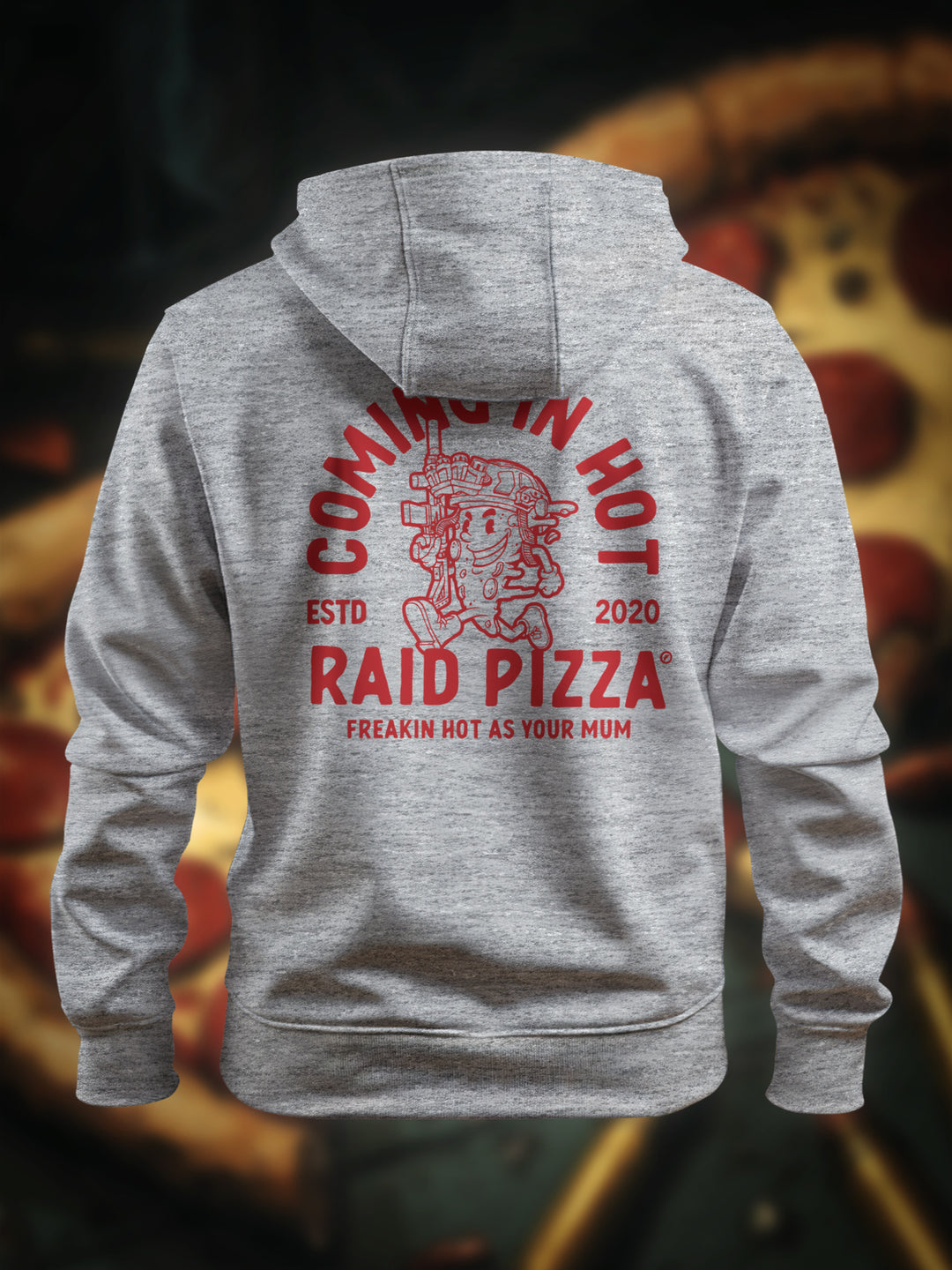 "RAID PIZZA" Premium Hoodie