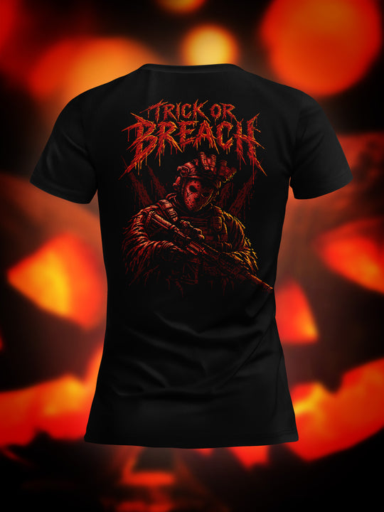 "Trick or Breach" Damen T-Shirt