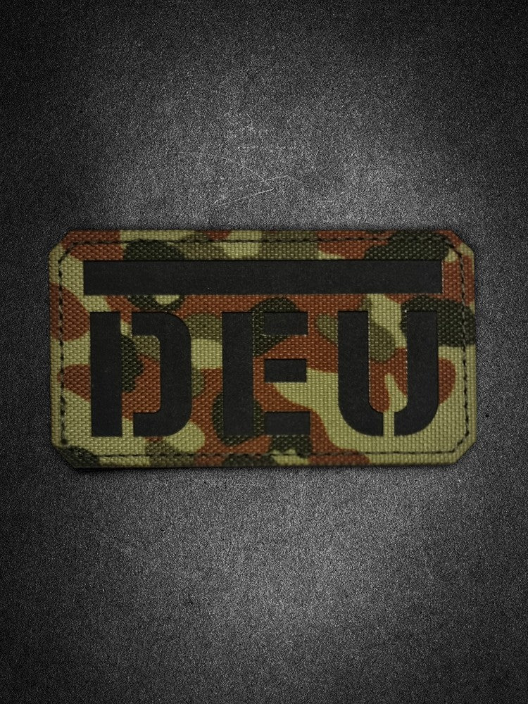 "DEU" Lasercutpatch