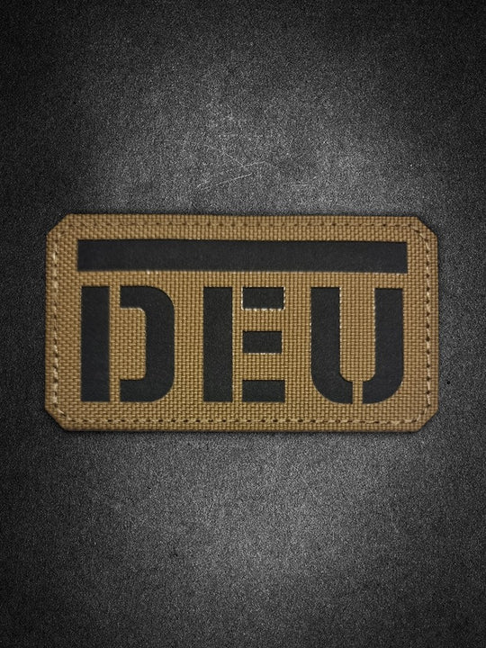 "DEU" Lasercutpatch