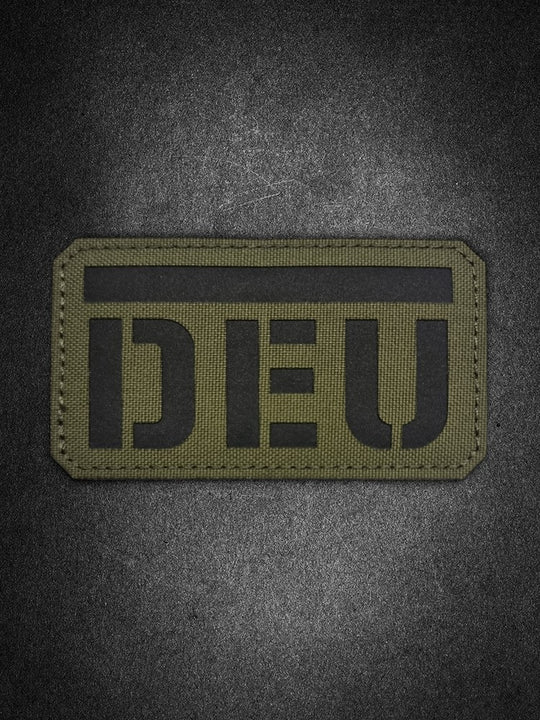 "DEU" Lasercutpatch