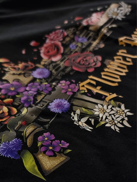 "Flower Power" Damen T-Shirt