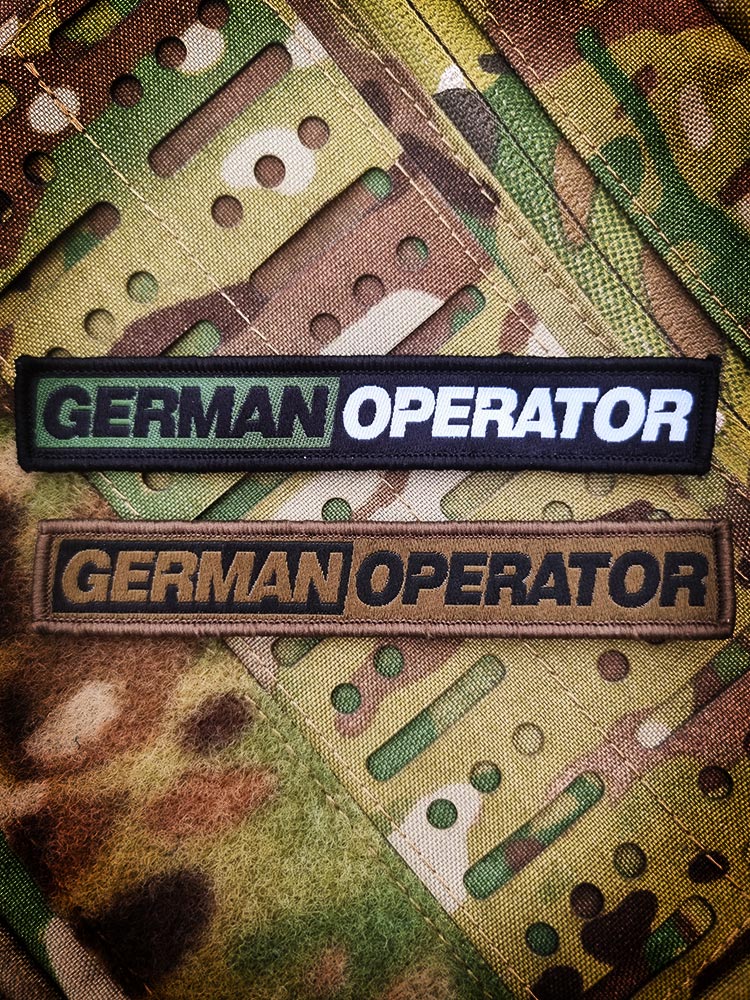 "German Operator" Woven Patch