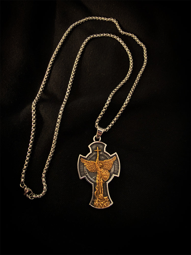"St. Michael - Quis ut Deus" Halskette