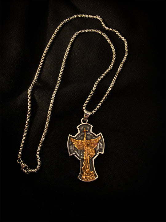 "St. Michael - Quis ut Deus" Halskette