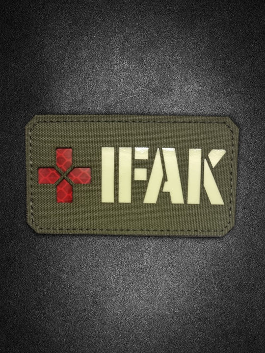 "IFAK" Lasercutpatch Glow in the Dark