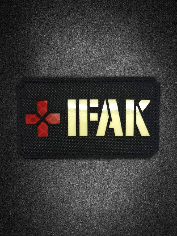 "IFAK" Lasercutpatch Glow in the Dark
