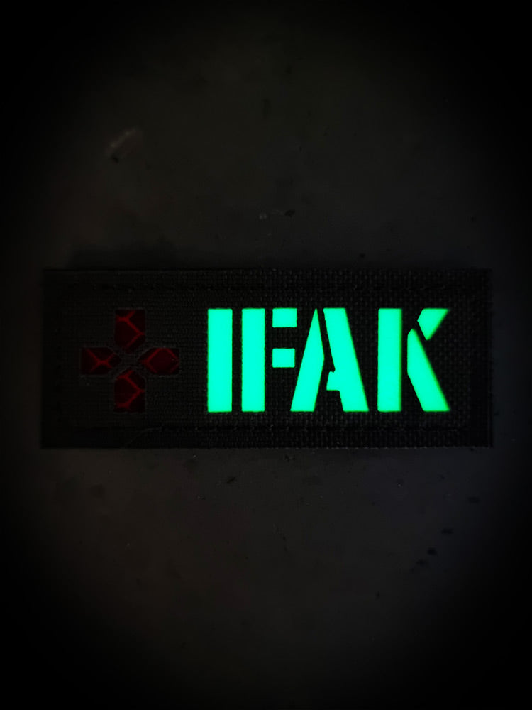 "IFAK" Lasercutpatch Glow Edition