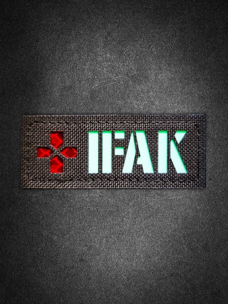 "IFAK" Lasercutpatch Glow Edition