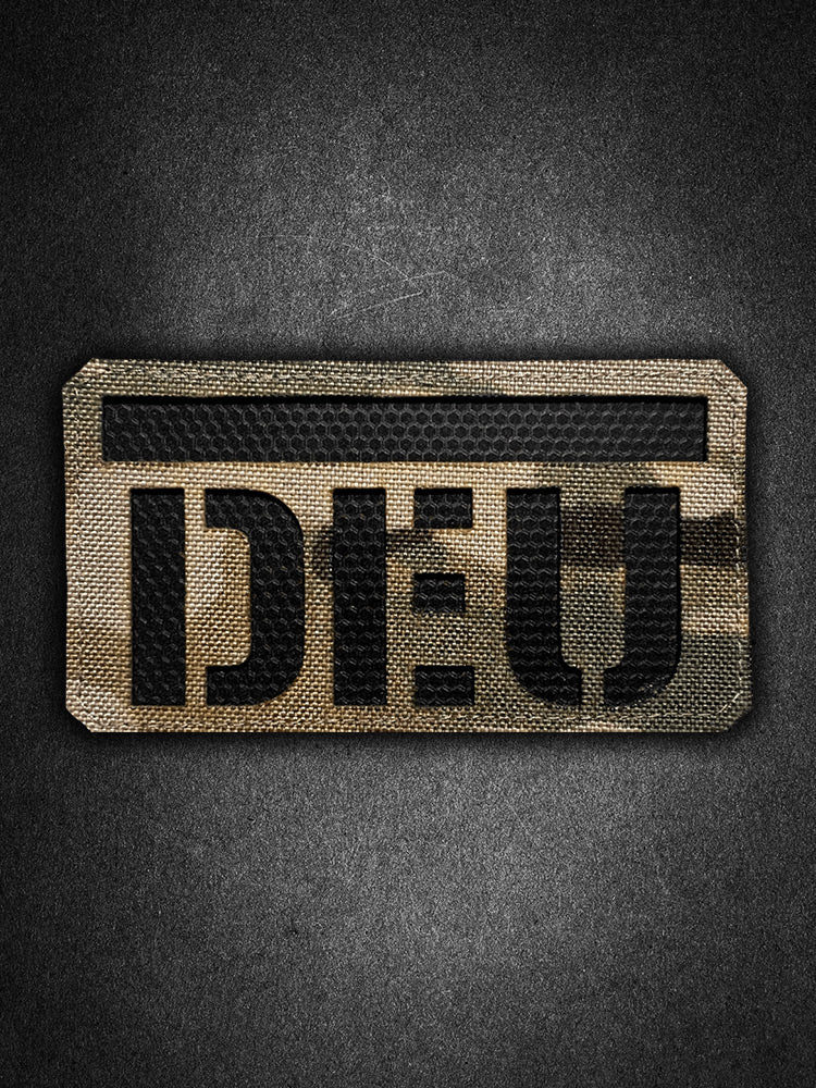 "DEU" Lasercut Patch