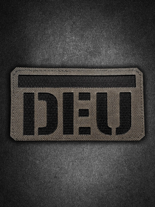 "DEU" Lasercut Patch
