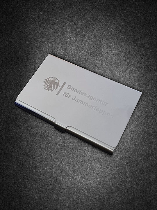 "Mi-Mi-Mitleidskarten" Set in Visitenkartenbox