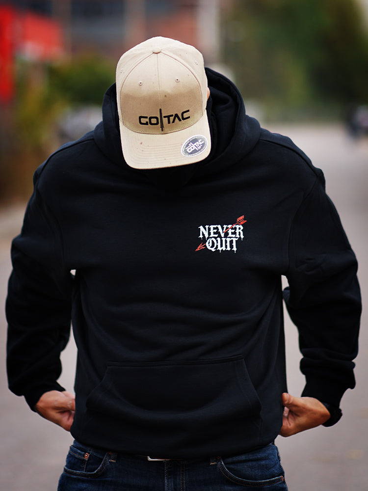 "Never Quit" Oversize Hoodie