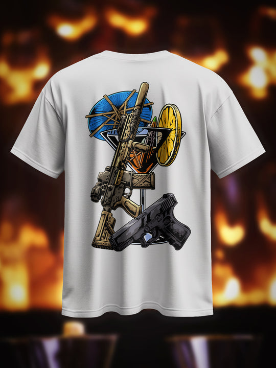 "End of Mission" Heavy Oversize Shirt