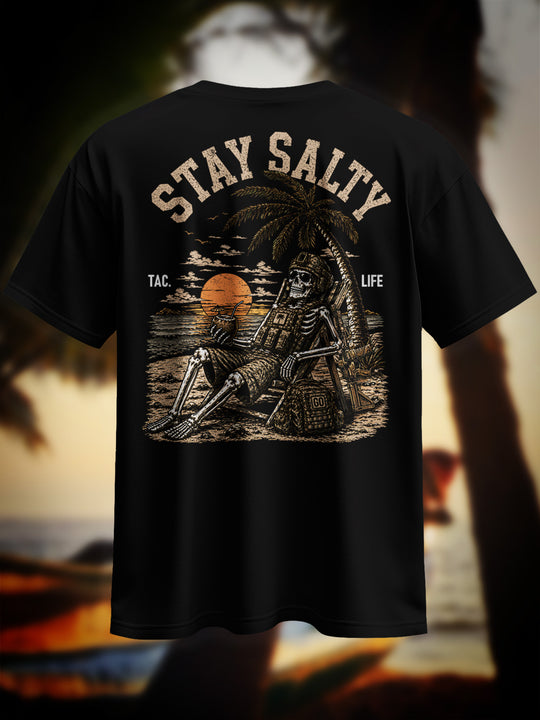 "Stay Salty" Heavy Oversize Shirt