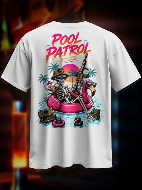 "Pool Patrol" Heavy Oversize Shirt