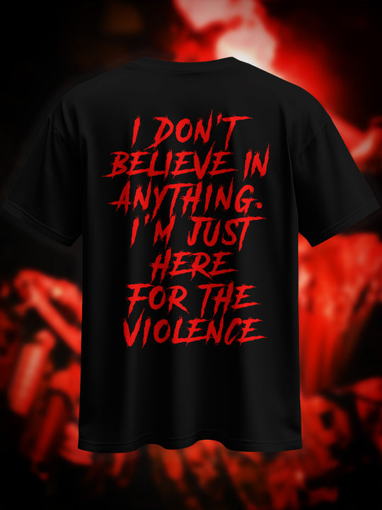 "Violence" Premium Oversize Shirt
