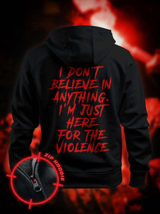 "Violence" Zip Hoodie