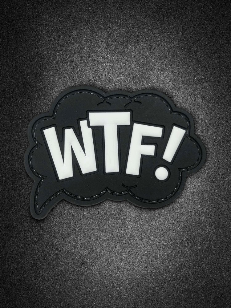 "WTF" PVC Patch