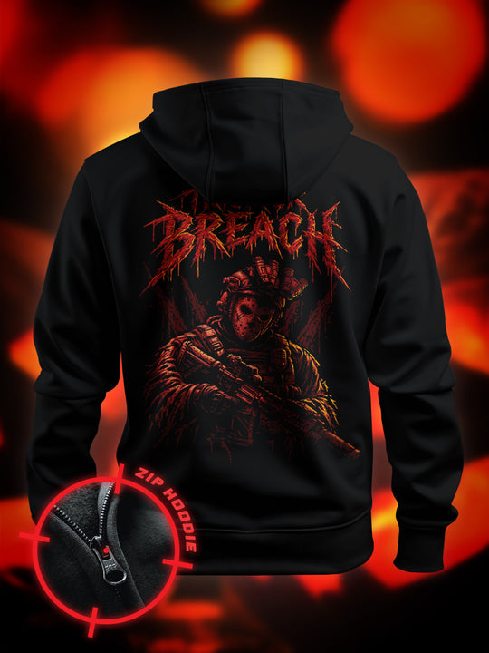 "Trick or Breach" Zip Hoodie