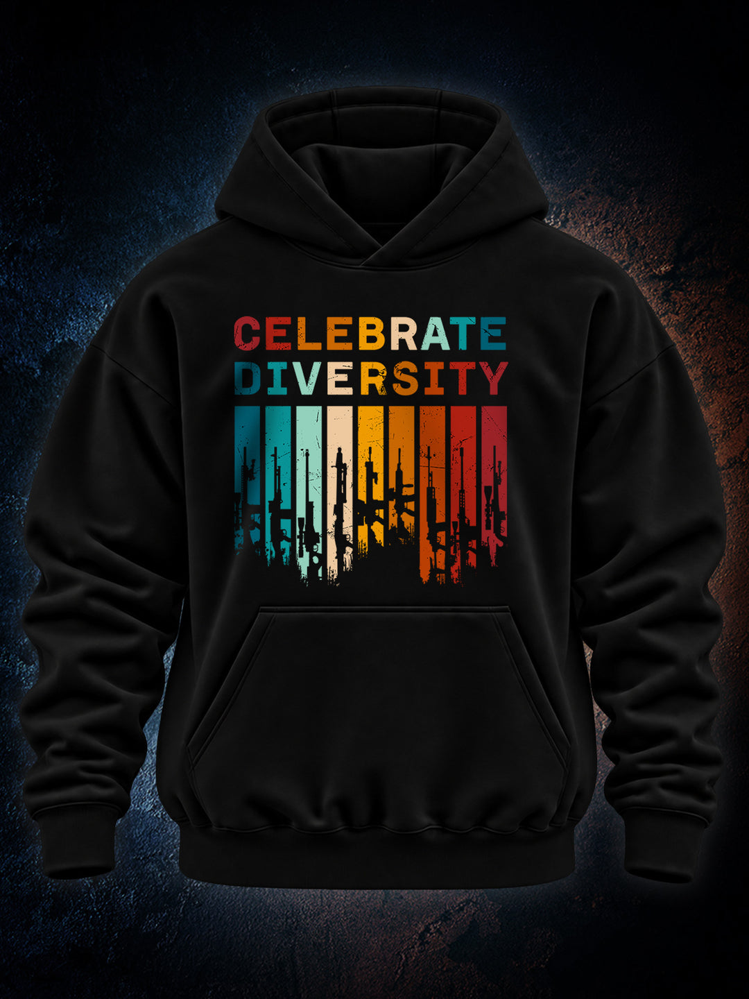 "Celebrate Diversity" Oversize Hoodie