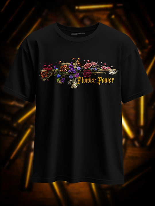 "Flower Power" Heavy Oversize Shirt